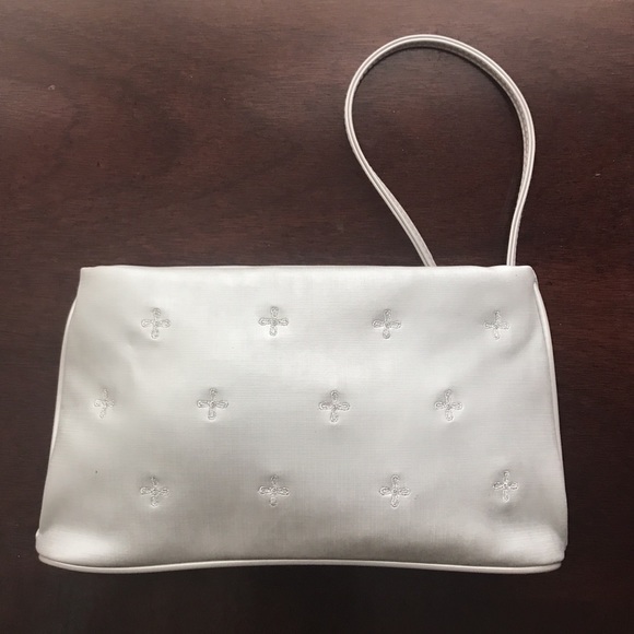 Kitschy 90’s Satin Effect Wristlet Clutch | Mini - Picture 2 of 7